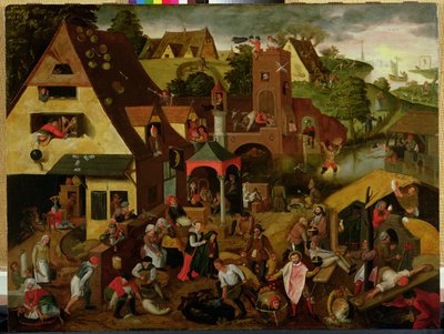 The Flemish Proverbs by Pieter Balten